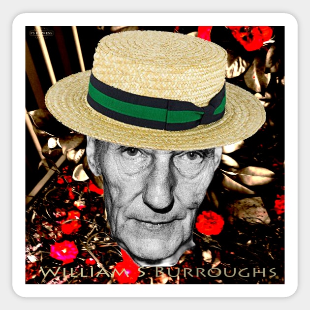 William Seward Burroughs Sticker by mindprintz